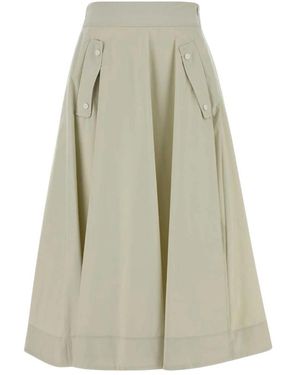 Herno Midi Skirts - Natural