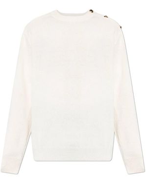 Balmain Cashmere Knitwear - Blanco