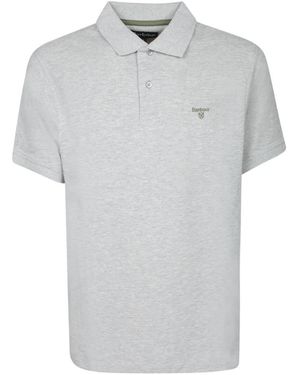 Barbour Lichtgewicht Sport Poloshirt - Grijs