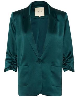 Cream Blazers - Green