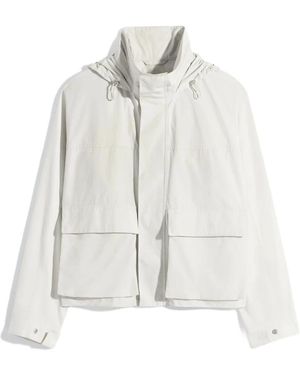 Lemaire Jassen ,Wit ,Katoen Short Rain Parka