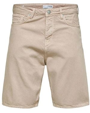 SELECTED Korte Broeken ,Roze ,Casual Shorts - Naturel