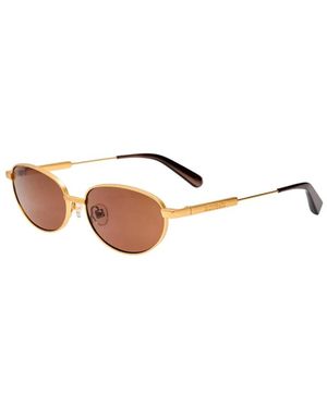 Jacquemus Accessoires ,Geel ,Alba Zonnebril - Bruin