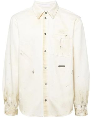 Helmut Lang Denim Shirts - White