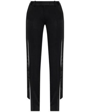 The Attico Straight Pants - Black