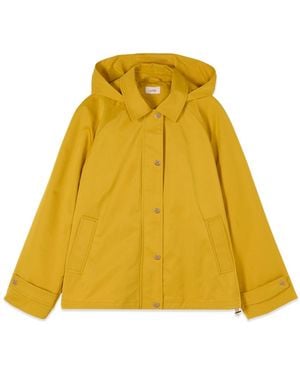 Oltre Nylon Jas Met Gewatteerde Voering - Geel