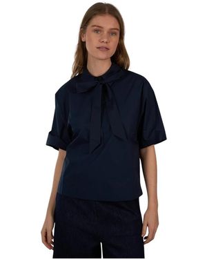 La Fee Maraboutee Boxy Bluse - Blau
