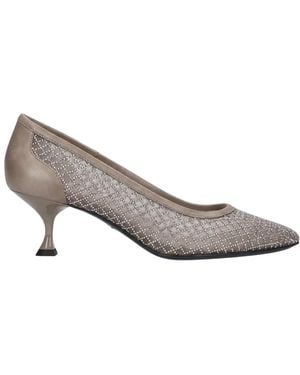 Lola Cruz Schoenen ,Bruin ,Leer Gilda Pump 55 - Grijs