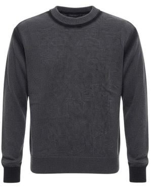 ATOMOFACTORY Truien & Vesten ,Grijs ,Wol Maglione Girocollo