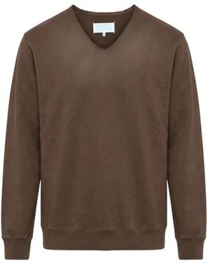 Maison Margiela V-Neck Knitwear - Marrón