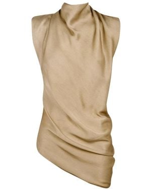 Cortana Tops ,Satijn Ocaso Top - Naturel
