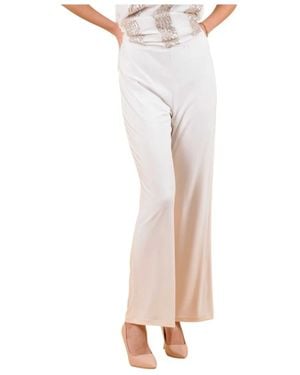 FRANK LYMAN Wide Trousers - Blanco