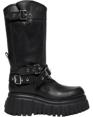 Aniye By High Boots - Black