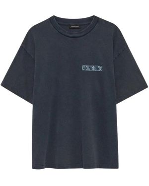 Anine Bing T-Shirts - Blau