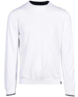 Fay Baumwollpullover - Weiß