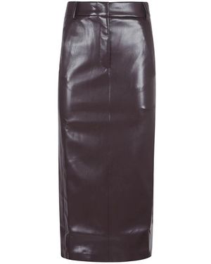 ANDAMANE Midi Skirts - Morado