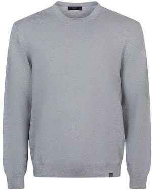Fay Round-Neck Knitwear - Gray