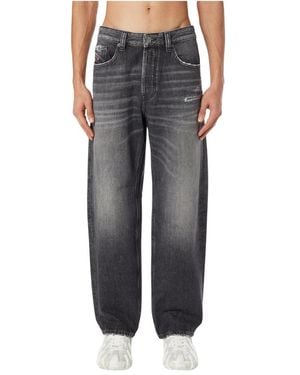 DIESEL Straight Jeans - Gris