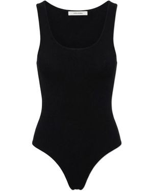 Entire studios Tops ,Zwart ,Spaghetti Strap Bodysuit