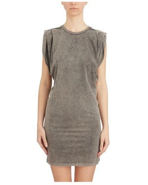 Dondup Short Dresses - Gris