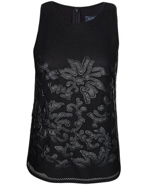 Armani Sleeveless Tops - Black
