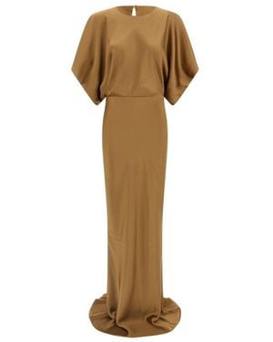 Norma Kamali Reverse Obie Gown - Naturel