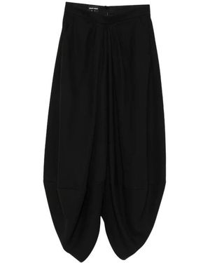 Giorgio Armani Wide Trousers - Black