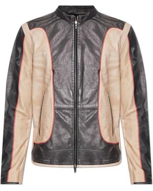 DIESEL Leather Jackets - Marron