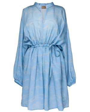 Woolrich Fluid Shirt Dress - Blauw