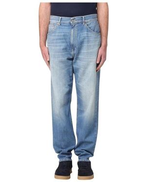 Dondup Klassische Passform Straight Leg Jeans - Blau