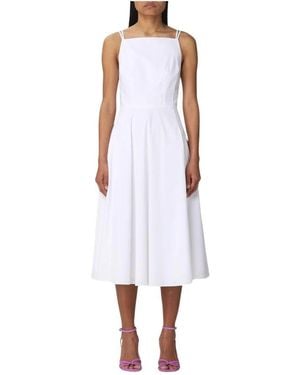 Theory Midi Dresses - White