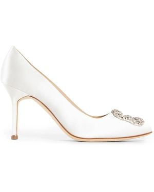 Manolo Blahnik Court Shoes - White