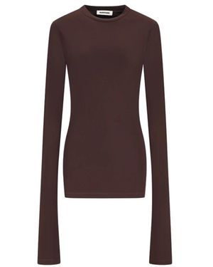 DARKPARK Long Sleeve T-Shirts - Brown