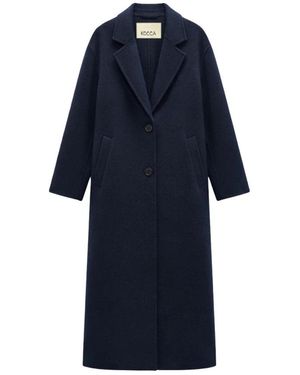 Kocca Single-Breasted Coats - Bleu