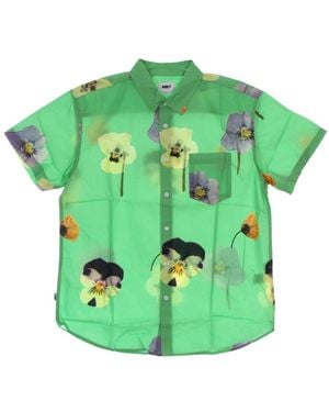 Obey Short Sleeve Shirts - Green