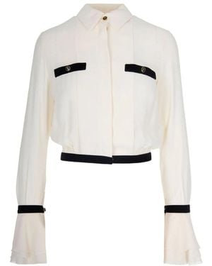 Elisabetta Franchi Light Jackets - Blanco