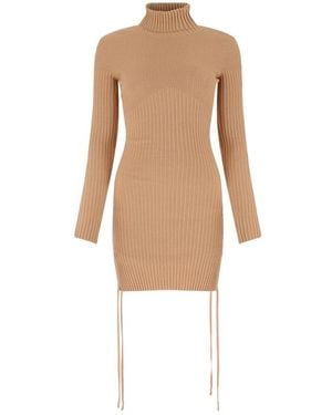 ANDREA ADAMO Knitted Dresses - Natural