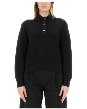 Studio Nicholson Round-Neck Knitwear - Noir