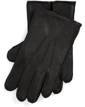 Polo Ralph Lauren Lederhandschuhe - Schwarz