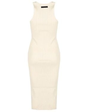 John Richmond Elegantes Strickkleid - Natur