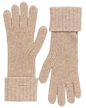 DKNY Accessoires ,Wol Handschoenen - Naturel