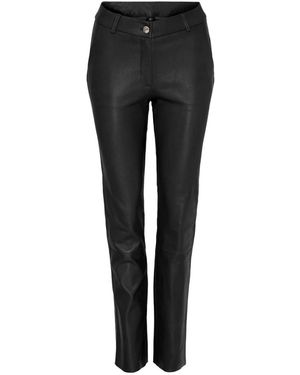 Notyz Slim-Fit Trousers - Negro