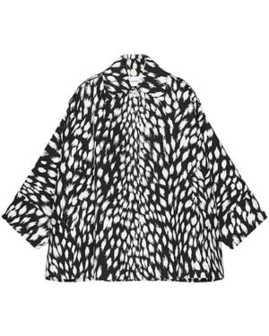 Givenchy Cocoon Short Trench - Zwart