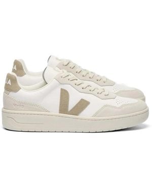 Veja V-90 Low-Top Sneaker - Weiß