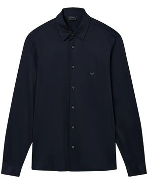 Emporio Armani Casual Shirts - Azul