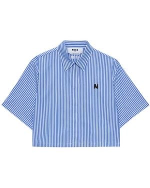 MSGM Shirts - Blu