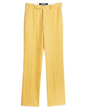 Jacquemus Wide Trousers - Yellow