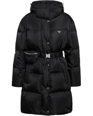 Prada Piumino Daunenmantel - Schwarz
