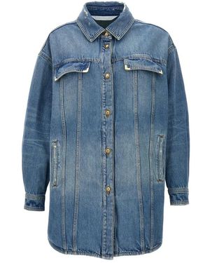 Palm Angels Denim Jackets - Blue
