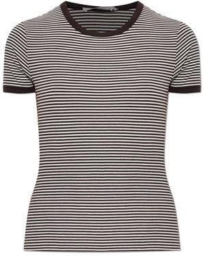 Samsøe & Samsøe Tops ,Bruin ,Katoen Salinas Top - Zwart